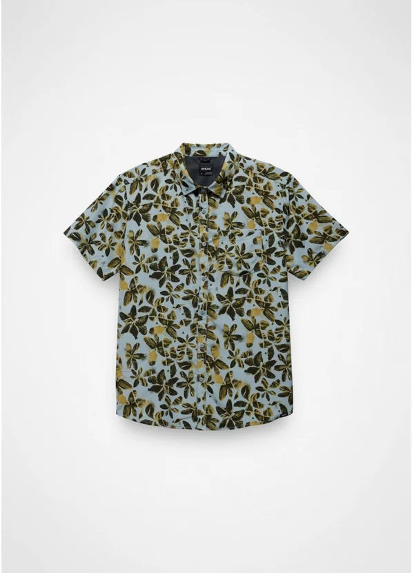 Lost Sol Short Sleeve Shirt- Saltwater/Wildflower